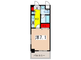 レジディア新川(315)の物件間取画像